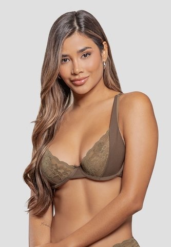 Brasier Mujer Chocolate Fi 114333 Formas Intimas