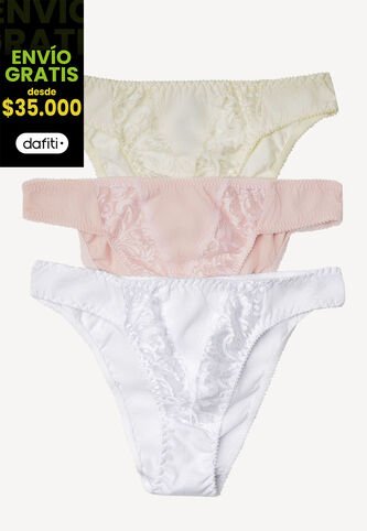 Panty Mujer Marfil FI 96588 Formas Intimas