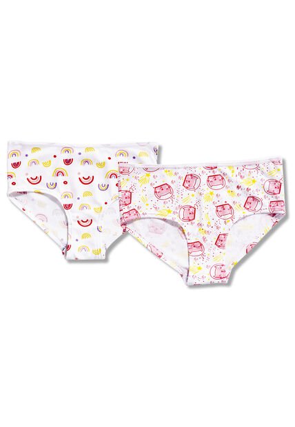 Cachetero Paq X2 Infantil Femenino Multicolor FI 292