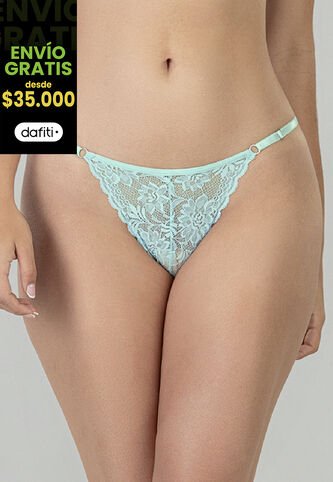 Brasilera Paq X2 Mujer Lila Tech/Cristal FI 3110 Formas Intimas