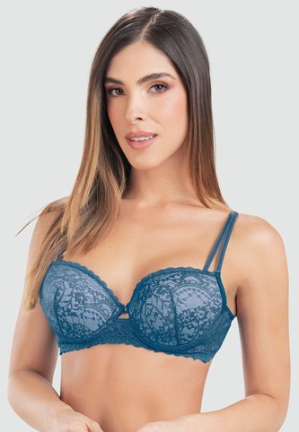 Brasier Mujer Azul Petroleo FI 7758 Formas Intimas