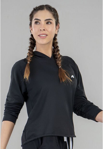 Buzo Mujer Negro FI 89858