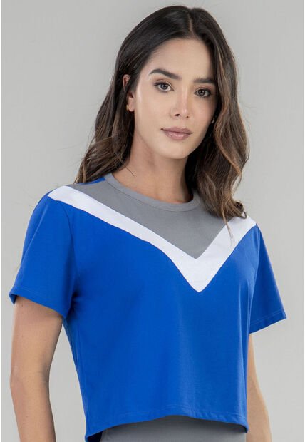 Camiseta Mujer Azul Rey FI 3112