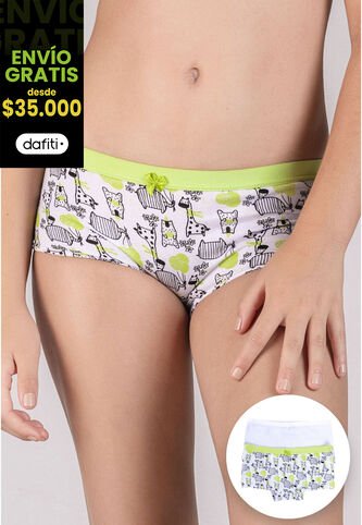 Bóxer Paq X2 Infantil Lima FI 79156 Formas Intimas