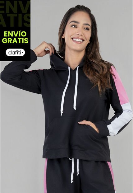 Buzo Mujer Negro FI 5564