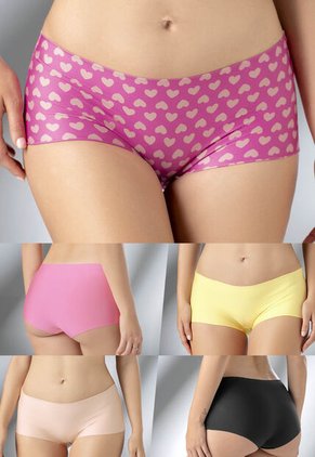 Cachetero Paq X5 Mujer Multicolor FI 1052