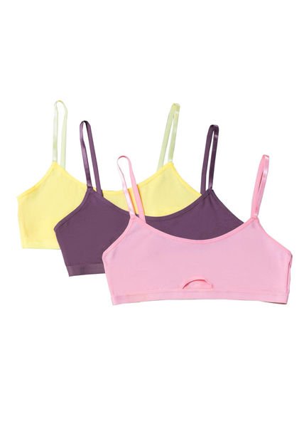 Top Paq X3 Mujer Multicolor Fi 2616