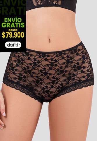 Cachetero Paq X2 Mujer Negro-Mora Fi 114605 Formas Intimas