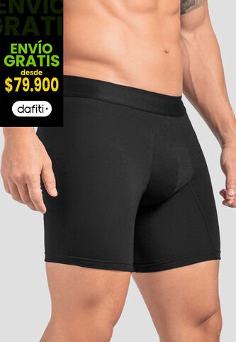 Bóxer Paq X3 Hombre Negro-Azul Fi 86589 Formas Intimas
