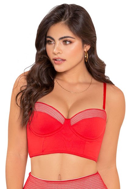 Bustier Mujer Rojo FI 79829