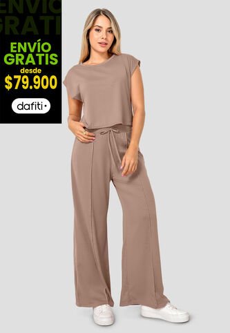 Conjunto Mujer Café Pardo Fi 8574 Formas Intimas