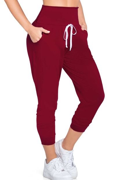 Pantalón Sudadera Mujer Vinotinto FI 77393
