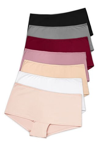 Cachetero Paq X7 Mujer Multicolor FI 16971 Formas Intimas
