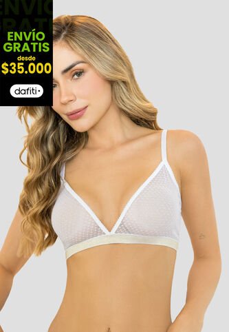 Bralette Mujer Blanco Fi 112786 Formas Intimas