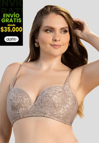 Brasier Mujer Café Pardo Fi 112104 Formas Intimas