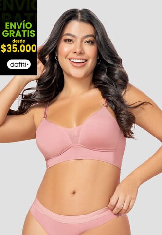 Brasier Mujer Palo De Rosa Fi 107101 Formas Intimas