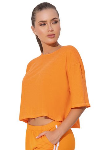 Camiseta Mujer Naranja FI 33550 Formas Intimas
