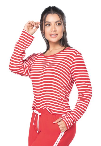 Buzo Mujer Rojo Fi 3016