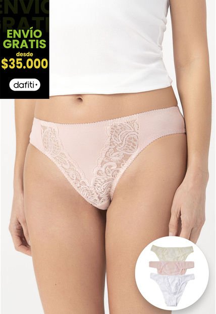 Panty Mujer Palo De Rosa Claro FI 96588