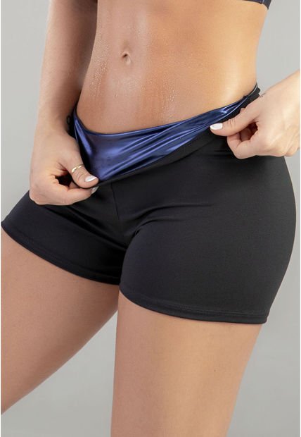 Short Deportivo Mujer Negro FI 32622
