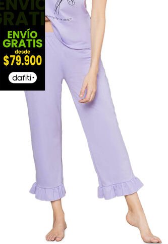 Pantalón Pijama Mujer Lila Tech Fi 2198 Formas Intimas