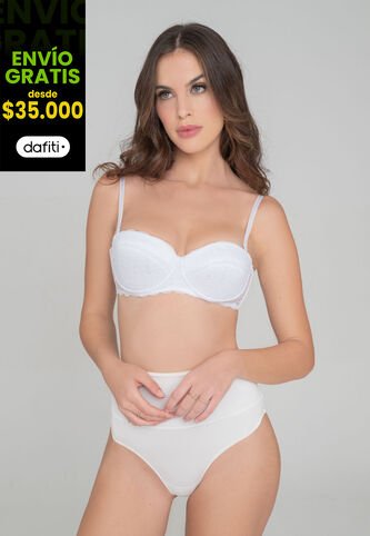 Brasier Mujer Blanco FI 103349 Formas Intimas