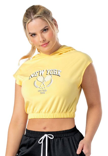 Camiseta Mujer Amarillo Fi 4998