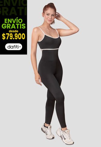 Enterizo Largo Mujer Negro Fi 105923 Formas Intimas