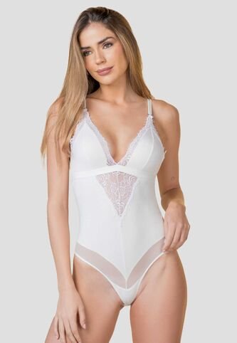 Body Mujer Blanco FI 100831 Formas Intimas
