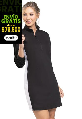 Vestido Mujer Negro FI 100932 Formas Intimas