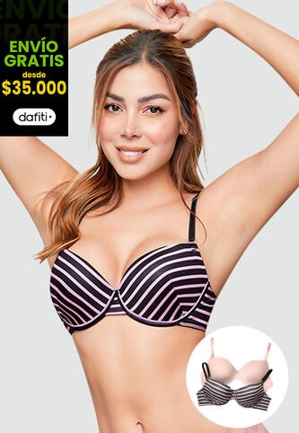 Brasier Paq X2 Mujer Palo De Rosa FI 88913 Formas Intimas