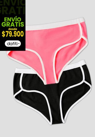 Cachetero Paq X2 Mujer Multicolor Fi 104689 Formas Intimas