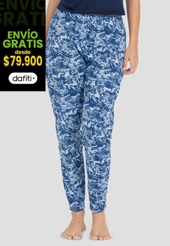 Pantalón Mujer Azul Fi 104708 Formas Intimas