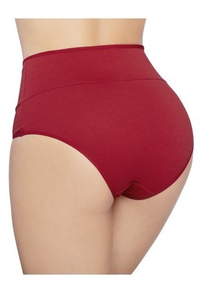 Cachetero Paq X2 Para Mujer Gris Jaspe/Rojo FI