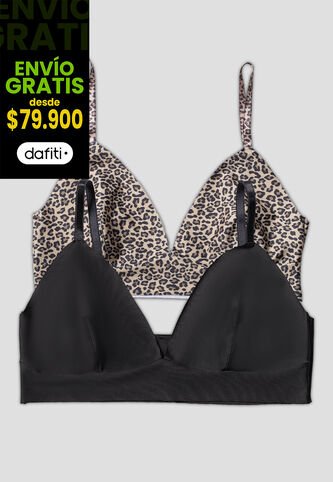 Top Paq X2 Mujer Multicolor Fi 104385 Formas Intimas
