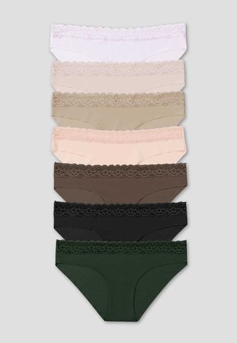 Cachetero Paq X7 Mujer Multicolor Fi 114763 Formas Intimas