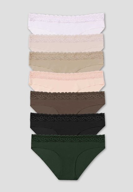 Cachetero Paq X7 Mujer Multicolor Fi 114763