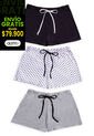 Short Paq X3 Mujer Multicolor Formas Intimas 76308 de Formas Intimas