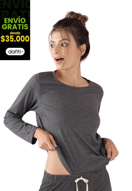 Buzo Mujer Negro Cross Fi 88116
