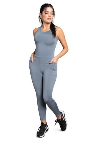 Enterizo Largo Mujer Azul Fi 3669 Formas Intimas