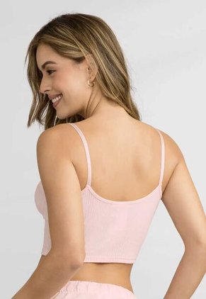Crop Top Mujer Rosa Fi 111704
