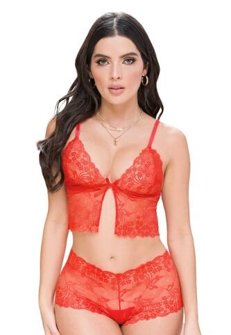Pijama Mujer Rojo FI 101912 Formas Intimas