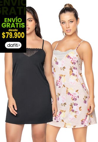 Batola Paq X2 Mujer Multicolor FI 7330 Formas Intimas