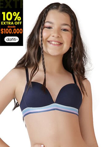 Brasier Infantil Azul Navy FI 34642 Formas Intimas