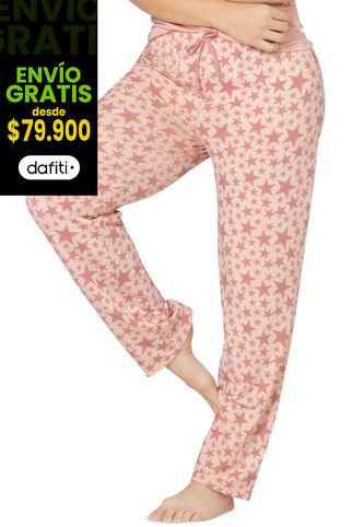 Pantalón Pijama Mujer Rosa Fi 5552 Formas Intimas