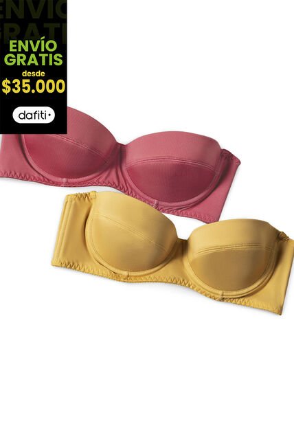 Brasier Paq X2 Mujer Multicolor FI 89857