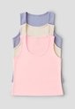Camiseta Paq X3 Mujer Multicolor Fi 33603 de Formas Intimas