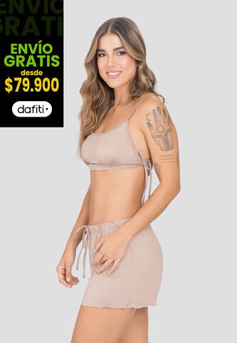 Pijama Mujer Mocca Fi 103927 Formas Intimas