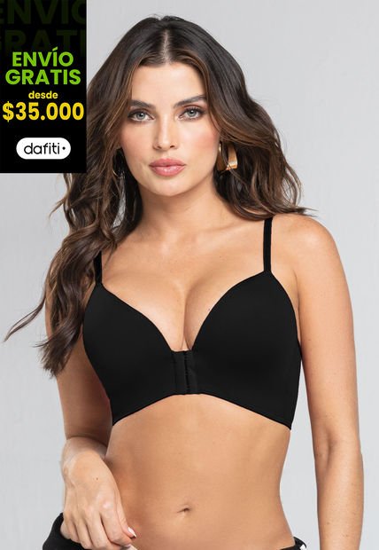 Brasier Mujer Negro FI 100945