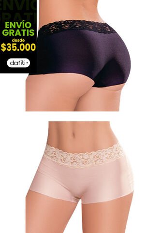 Cachetero Paq X2 Para Mujer Ne/Palo FI Formas Intimas